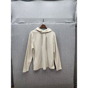 Essex Crossing Beige Hoodie Long Sleeve Polyester Blend Unisex Apparel